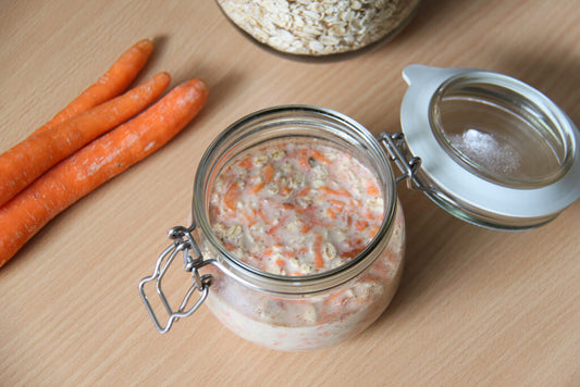 Carrot Cake Overnight Oats Rezept