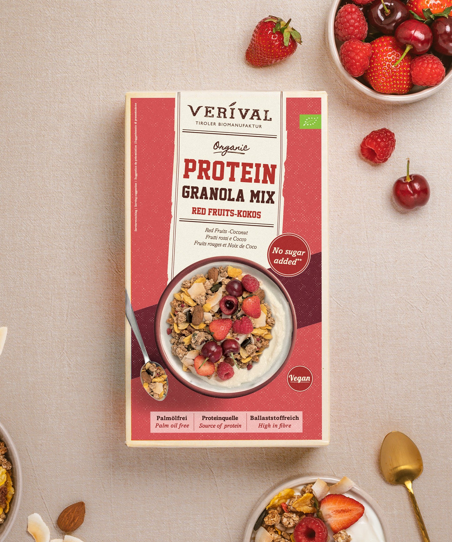 Protein Granola Mix Red Fruits-Coconut