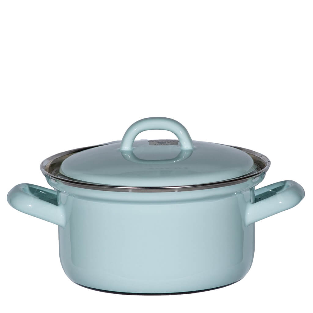 1pc, Enameled Cast Iron Dutch Oven With Lid (5.71''), Small Enamel